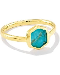 Kendra Scott Demi-fine Davis Small Stone Band Ring | Rings