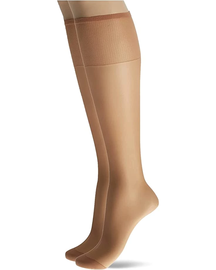 Hanes Silk Reflections Women's Knee High Reinforce Toe 2 Pack | Socks 4 Hanes Silk Reflections Women's Knee High Reinforce Toe 2 Pack | Socks - Image 2