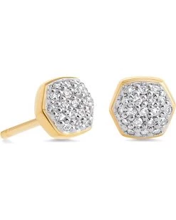 Kendra Scott Demi-fine Davie Pave Stud Earrings
