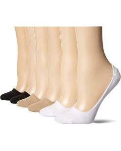 Hanes Womens 6-pack Invisible Comfort Ballerina Liner | Socks