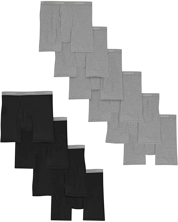 Hanes Men's Tagless Cool Dri Boxer Briefs with ComfortFlex Waistband-Multiple Packs Available | Underwear 3 Hanes Men's Tagless Cool Dri Boxer Briefs with ComfortFlex Waistband-Multiple Packs Available | Underwear