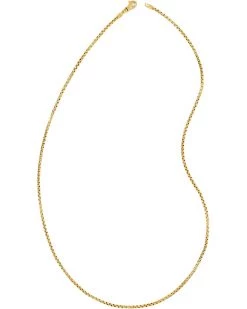 Kendra Scott Demi-fine Beck Thin Round Box Chain Necklace | Necklaces
