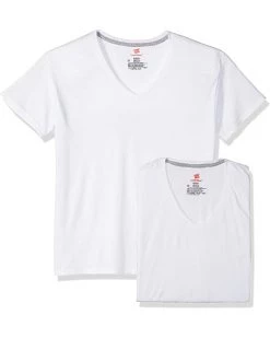 Hanes Men's 4-Pack Comfortblend V-Neck with FreshIQ | Shirts & Tops