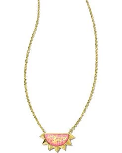 Kendra Scott Sienna Half Sun Pendant Necklace | Necklaces