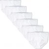 Hanes Men's Tagless White Briefs with ComfortFlex Waistband, Multiple Packs Available | Underwear