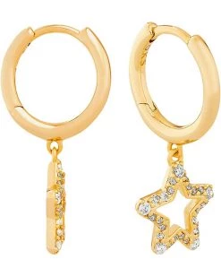 Kendra Scott Jae Star Crystal Huggie Earrings