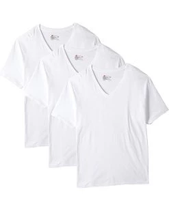 Hanes Men's Tagless Ultra Soft V-Neck Tee-Multiple Packs Available | Shirts & Tops -Kendra Scott Shop 61tPMssRpLL. AC SR736920