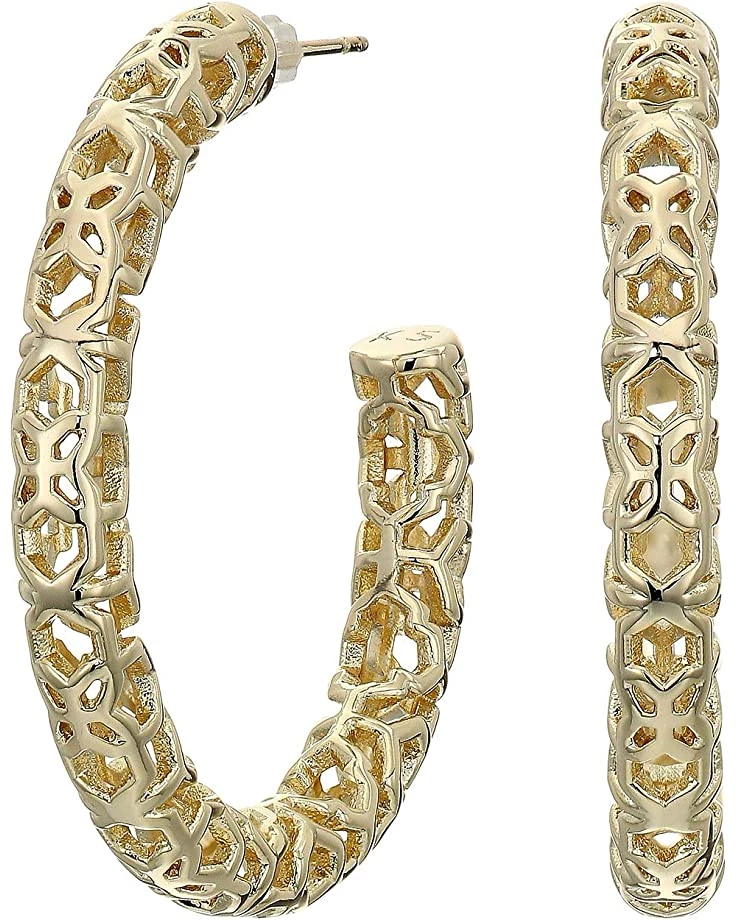 Kendra Scott Maggie 1.5" Hoop Earrings 3 Kendra Scott Maggie 1.5" Hoop Earrings