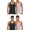 Hanes Men's Tagless Cotton Tank Undershirt – Multiple Colors (White, Black/Grey) | Shirts & Tops -Kendra Scott Shop 71XSW8QR4uL. AC SR736920