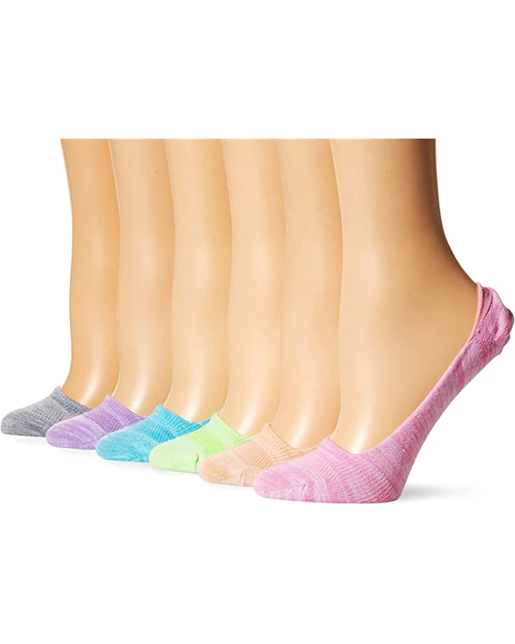Hanes Womens 6-pack Invisible Comfort Ballerina Liner | Socks 4 Hanes Womens 6-pack Invisible Comfort Ballerina Liner | Socks - Image 2