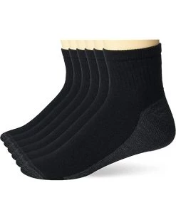 Hanes Mens Ultra Cushion Freshiq Odor Control With Wicking Ankle Socks, 6-pair Pack
