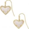 Kendra Scott Ari Heart Drop Earrings