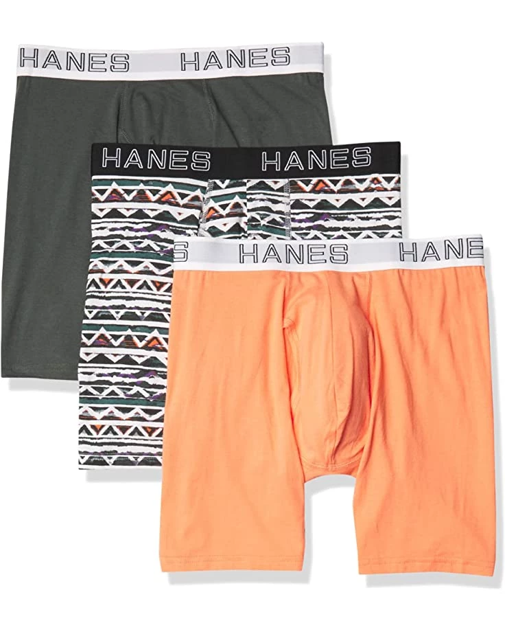 Hanes Men's Comfort Flex Fit Odor Control Boxer Briefs (3 Pack) | Underwear 4 Hanes Men's Comfort Flex Fit Odor Control Boxer Briefs (3 Pack) | Underwear - Image 2