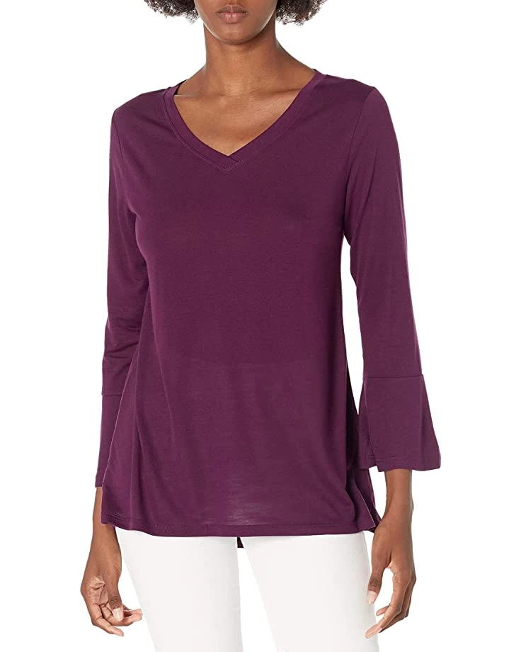 Hanes Women's Lightweight Bell Sleeve Top | Shirts & Tops 3 Hanes Women's Lightweight Bell Sleeve Top | Shirts & Tops