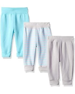 Hanes Baby Flexy 3 Pack Adjustable Fit Fleece Joggers | Pants