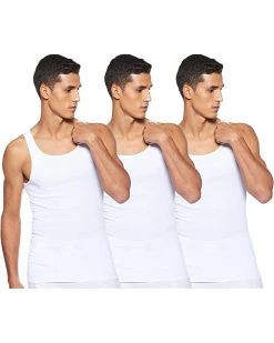 Hanes Men's Tagless Cotton Tank Undershirt – Multiple Colors (White, Black/Grey) | Shirts & Tops