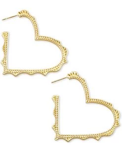 Kendra Scott Sophee Heart Hoop Earrings