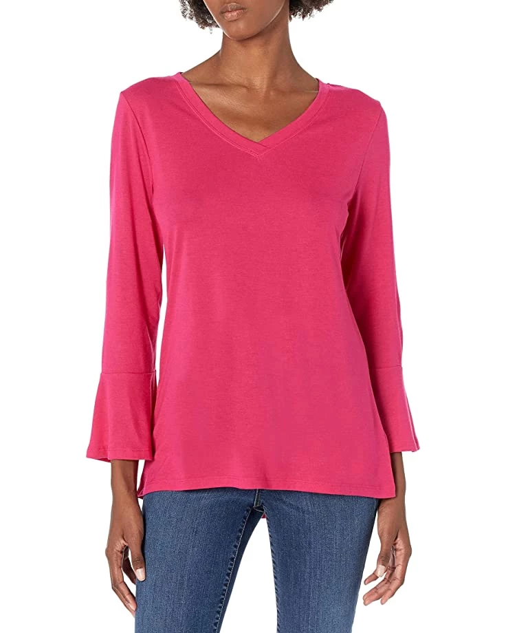 Hanes Women's Lightweight Bell Sleeve Top | Shirts & Tops 5 Hanes Women's Lightweight Bell Sleeve Top | Shirts & Tops - Image 3