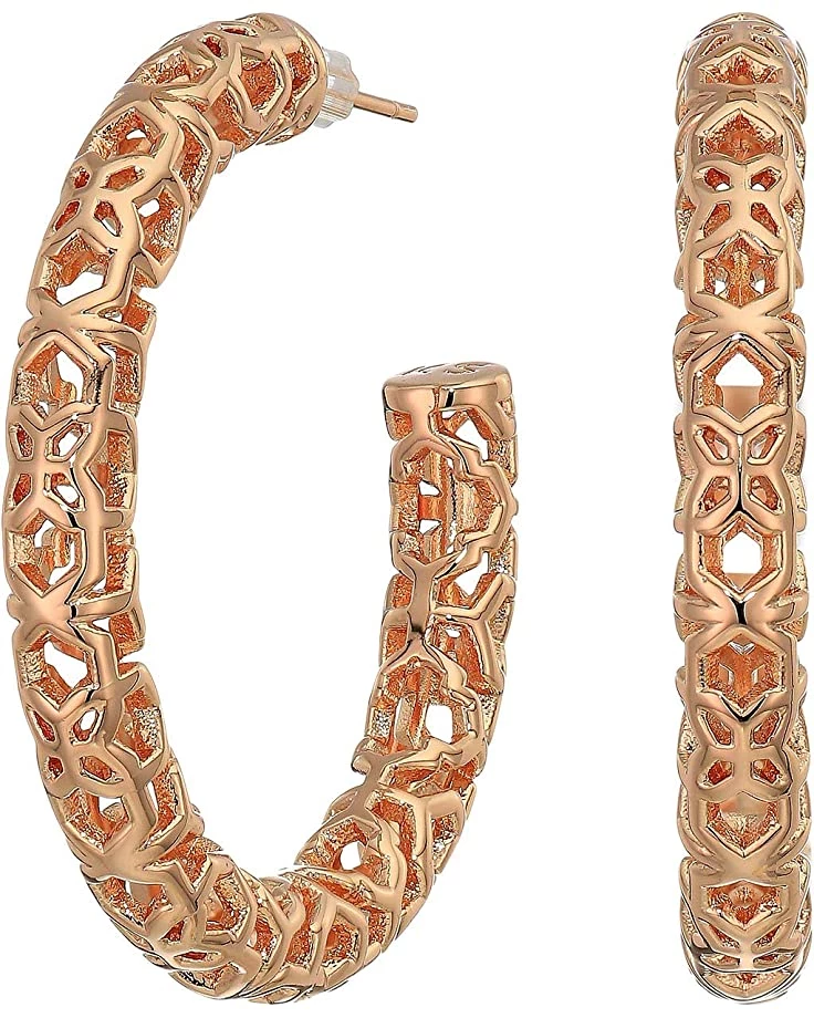 Kendra Scott Maggie 1.5" Hoop Earrings 6 Kendra Scott Maggie 1.5" Hoop Earrings - Image 4