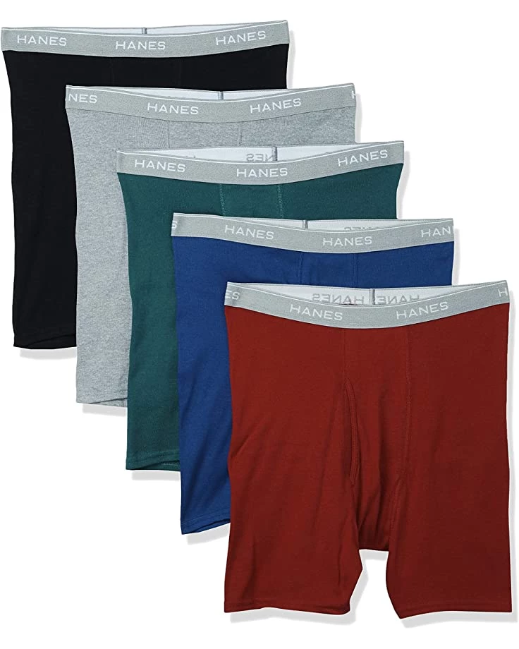 Hanes Men's Tagless Cool Dri Boxer Briefs with ComfortFlex Waistband-Multiple Packs Available | Underwear 7 Hanes Men's Tagless Cool Dri Boxer Briefs with ComfortFlex Waistband-Multiple Packs Available | Underwear - Image 5