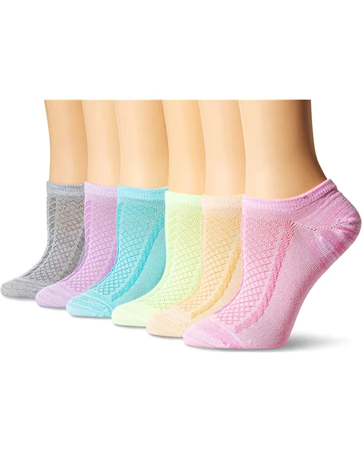 Hanes Womens 6-pack Invisible Comfort Scoop Cut No Show Sport Liner | Socks 3 Hanes Womens 6-pack Invisible Comfort Scoop Cut No Show Sport Liner | Socks