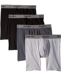 Hanes 4-Pack Stretch Boxer Briefs | Underwear