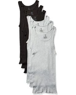 Hanes Men's Dyed Tank (Black/Grey) | Shirts & Tops