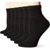 Hanes Women's 6-Pack Comfort Toe Seamed Ankle Socks