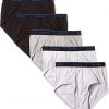 Hanes Men's 5-Pack ComfortBlend Briefs with FreshIQ | Underwear