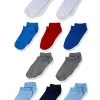 Hanes Boys' 10-Pack Toddler Assorted Colors EZ Sort Matching with Reinforced Heel and Toe Low Cut Socks