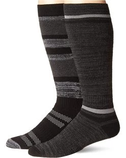 Hanes Men's Warmest Over the Calf Outdoor X-Temp Moisture Wicking Socks