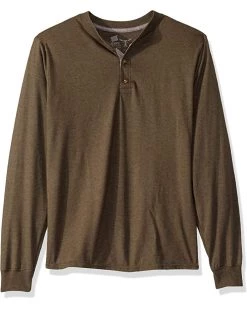Hanes Beefy-T Long Sleeve Henley | Shirts & Tops