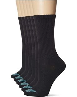 Hanes 6-Pack Women's Lightweight Breathable Wicking Cool Comfort Crew Socks