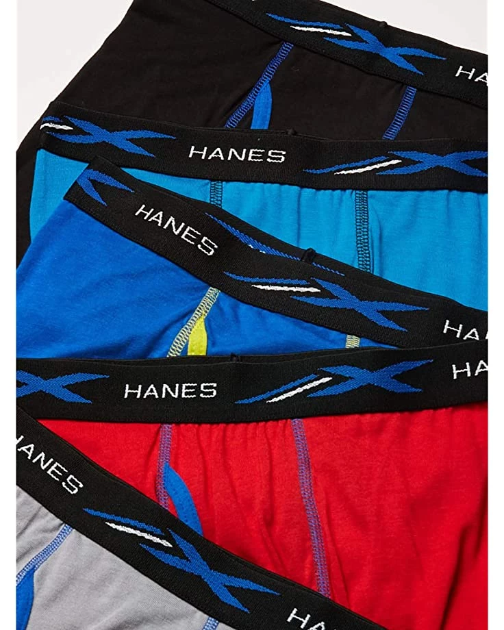Hanes Boys' Lightweight Super Soft Boxer Briefs 5-Pack | Underwear 4 Hanes Boys' Lightweight Super Soft Boxer Briefs 5-Pack | Underwear - Image 2