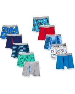 Hanes Boys' Tagless Super Soft Boxer Briefs 10-Pack | Underwear