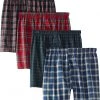 Hanes Men's 4-Pack FreshIQ Assorted Plaid Boxer with ComfortFlex Waistband | Underwear -Kendra Scott Shop 81ru1Lmv2tL. AC SR736920