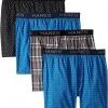Hanes 4-Pack Core Cotton Plaid Boxers | Underwear
