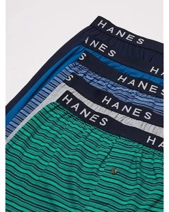 Hanes Men's 5-Pack Ultimate Dyed Exposed Waistband Knit Boxer with ComfortFlex Waistband - Assorted Colors | Underwear -Kendra Scott Shop 91E7EUa t5L. AC SR736920