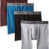 Hanes Men's 4-Pack Ultimate Stretch Long Leg Boxer Brief | Underwear -Kendra Scott Shop 91ZPdE1ARgL. AC SR736920
